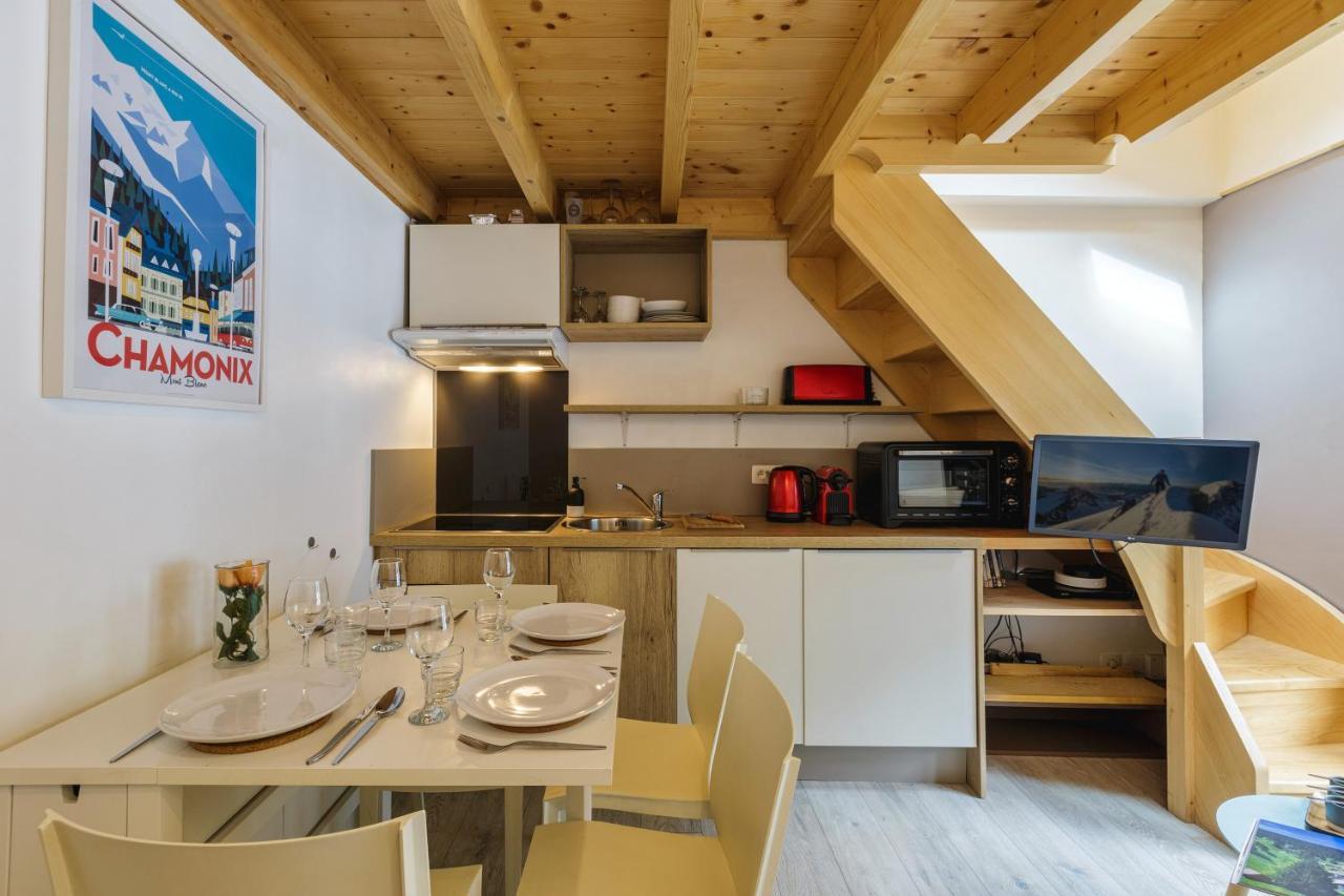 Central Duplex Apartment - Blanc Neige - Happy Rentals Шамони Экстерьер фото